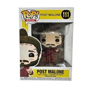 Funko Pop! Rocks Post Malone #111 Collectible Music Vinyl Figure In Box